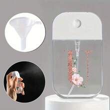 Clear Spray With Funnel Portable Pocket Perfume Bottle Essential Perfume Hand Sanitizer Sub-Packing Bottle Leak-Proof Container Travel Accessories - Clear - View 13