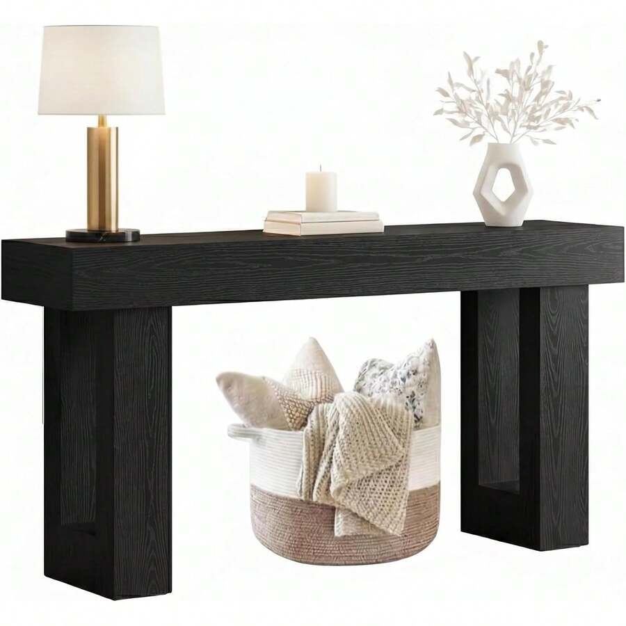 Sofa & Console Tables - Black - View 1