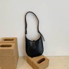Vintage Casual Men's Crossbody Bag, Simple Versatile Large Capacity Shoulder Bag, Lightweight Durable Textured Commuter Small Sling Bag For Daily Travel - Black - View 4