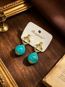 2pcs European And American Fashion Simple Elegant Water Drop Pendant Earrings For Women Daily Wear Jewelry Gift - Teardrop Earrings - View 13