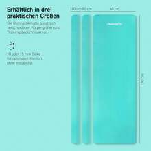 Gymnastikmatte Premium - rutschfeste Fitness- & Yogamatte - Aquamarin - Übersicht 7