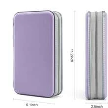 High-Capacity 96-Disc CD Storage Case – Hard-Shell, Water-Resistant DVD/CD Holder With Handle And Zipper Closure - View 2