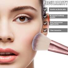 25pcs And 1pc Gift Makeup Brushes Set, Soft Dense Cosmetic Brushes For Foundation Powder Blush Eyeshadow Concealer Contour Highlight, Complete Face & Eye Makeup Brush Kit, Handles For Makeup Beginners And Daily & Party Makeup Application - Multicolor - View 3