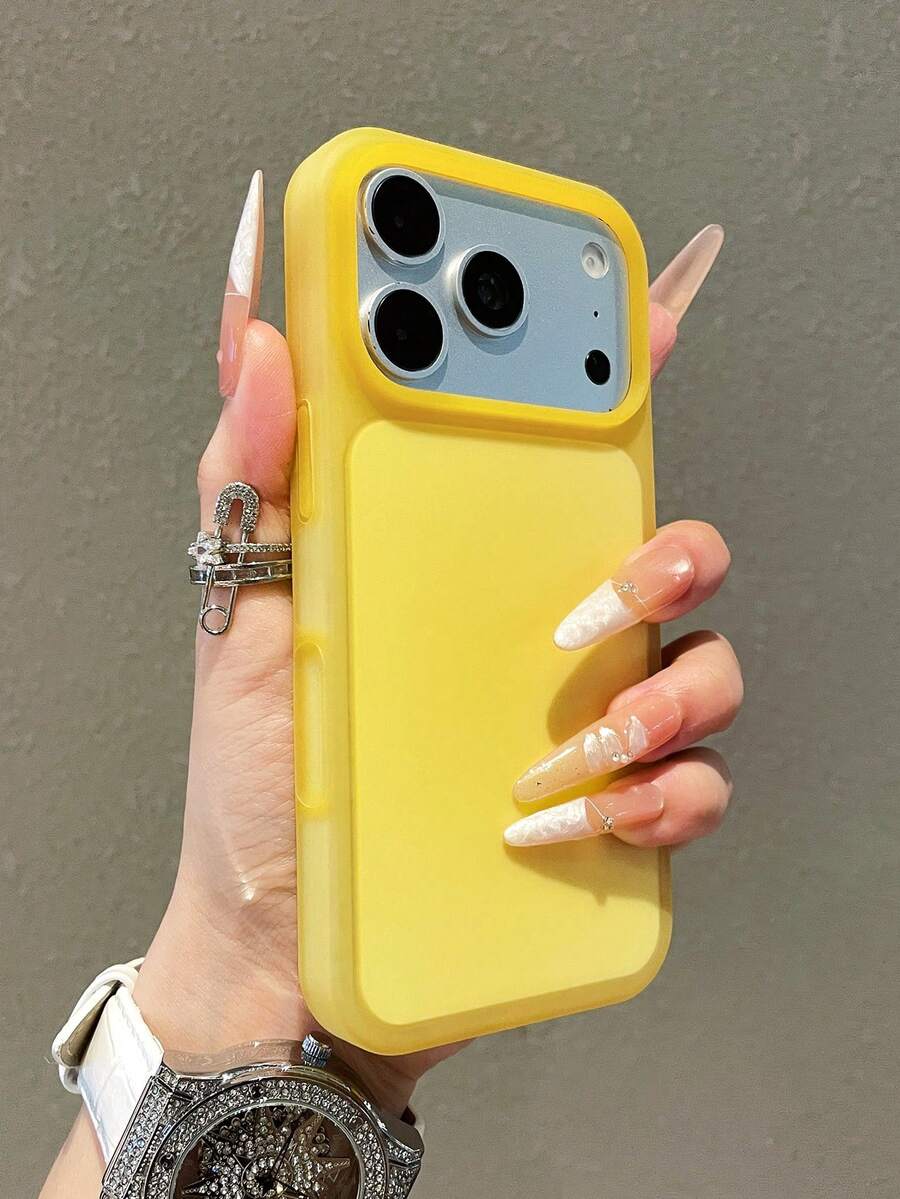 Matte Skin-Friendly Jelly Soft Phone Case Compatible With Iphone 17 Pro Max 17 Pro 17 16 15 14 13 Ultra-Thin Liquid Silicone Shockproof Protective Back Cover - Sunflower - View 1