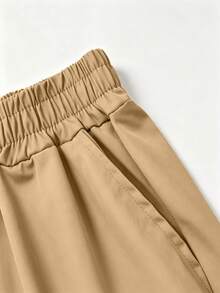 Bộ 2 món áo nỉ cổ tròn và quần túi hộp phong cách đường phố vintage in họa tiết cho bé trai tween, set phối đồ mặc hàng ngày mùa thu/đông - Nhiều màu - Xem 11