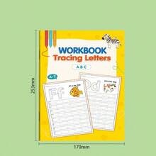 32-Page Alphabet Tracing Practice Book, Includes A To Z Letter Practice. Fun Early Writing Practice Book, Includes Drawing Pages, Magic Words, Practice Workbook And Durable English Writing Notebook, Essential For School Season. - Multicolor - View 4