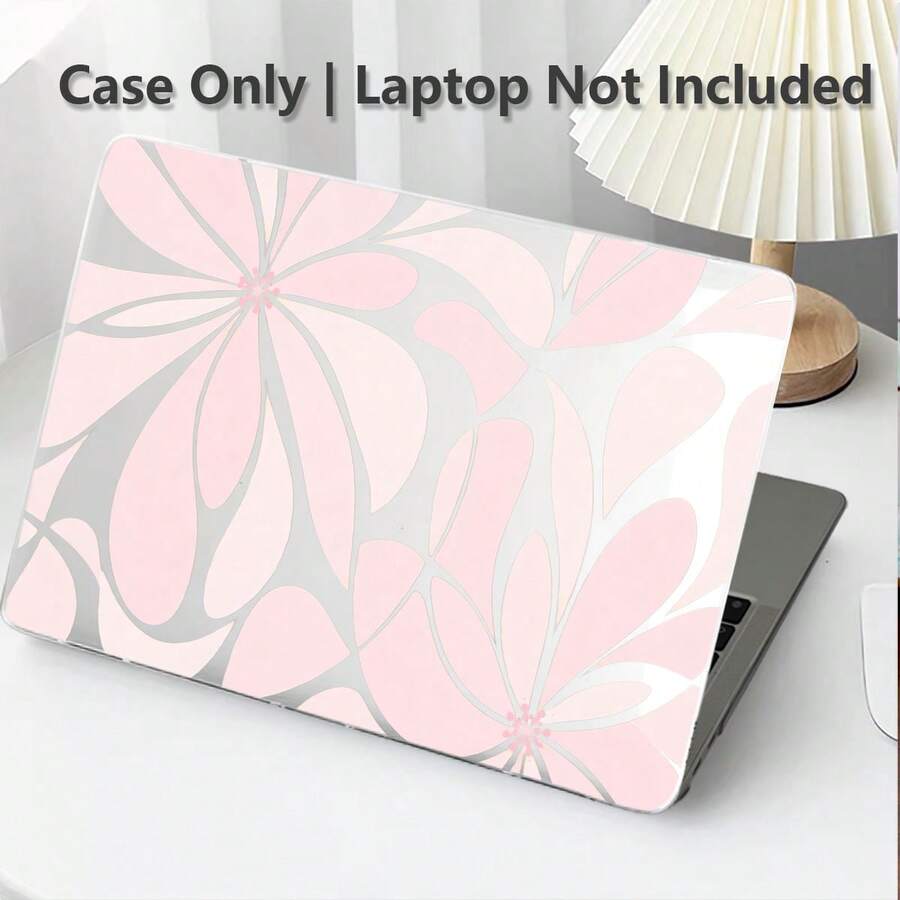1pc Protective Case For MacBook, Floral UV Printed Pattern, Laptop Protective Sleeve, Minimalist Lightweight Durable Protective Case Suitable For MacBook Air Pro 13.3 13.6 14.2 15.3 16.2 Inch, Suitable For 13 Inch Neo Laptop Protective Case A3404 Model/ D14, D16 - View 1
