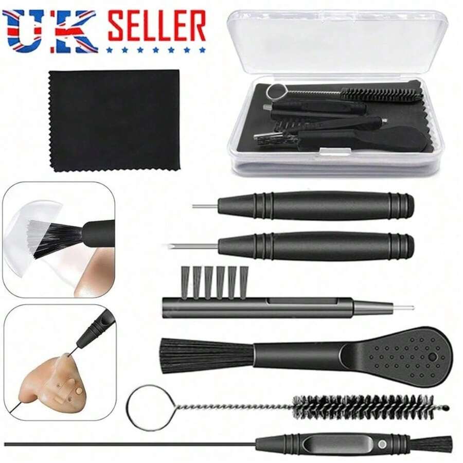 Universal Hearing Aid Cleaning Kit 6 Parts Cleaning Maintenance Wire Brush - UK-h408501 - View 1