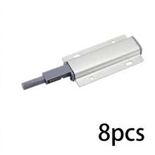 1/4/8pcs Push-To-Open Magnetic Cabinet Door Pop-Out Spring, Single/Double Head Multi-Specification Black/White/Beige Multi-Color Options, ABS Thickened Material Strong Magnetic Adsorption, One-Press Open No Handle Required, Cabinet/Wardrobe Door Invisible Opening Hardware Accessories - Push-to-open Cabinet Door Spring - View 19