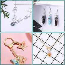 440Pcs DIY Jewelry Making Accessories Set, Lobster Clasps, Ribbon End Crimps, Open Jump Rings, Gold & Silver Plated, Handmade Craft Supplies - Multicolor - View 2