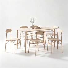 Dining Table & Chair Sets - Beige - View 2