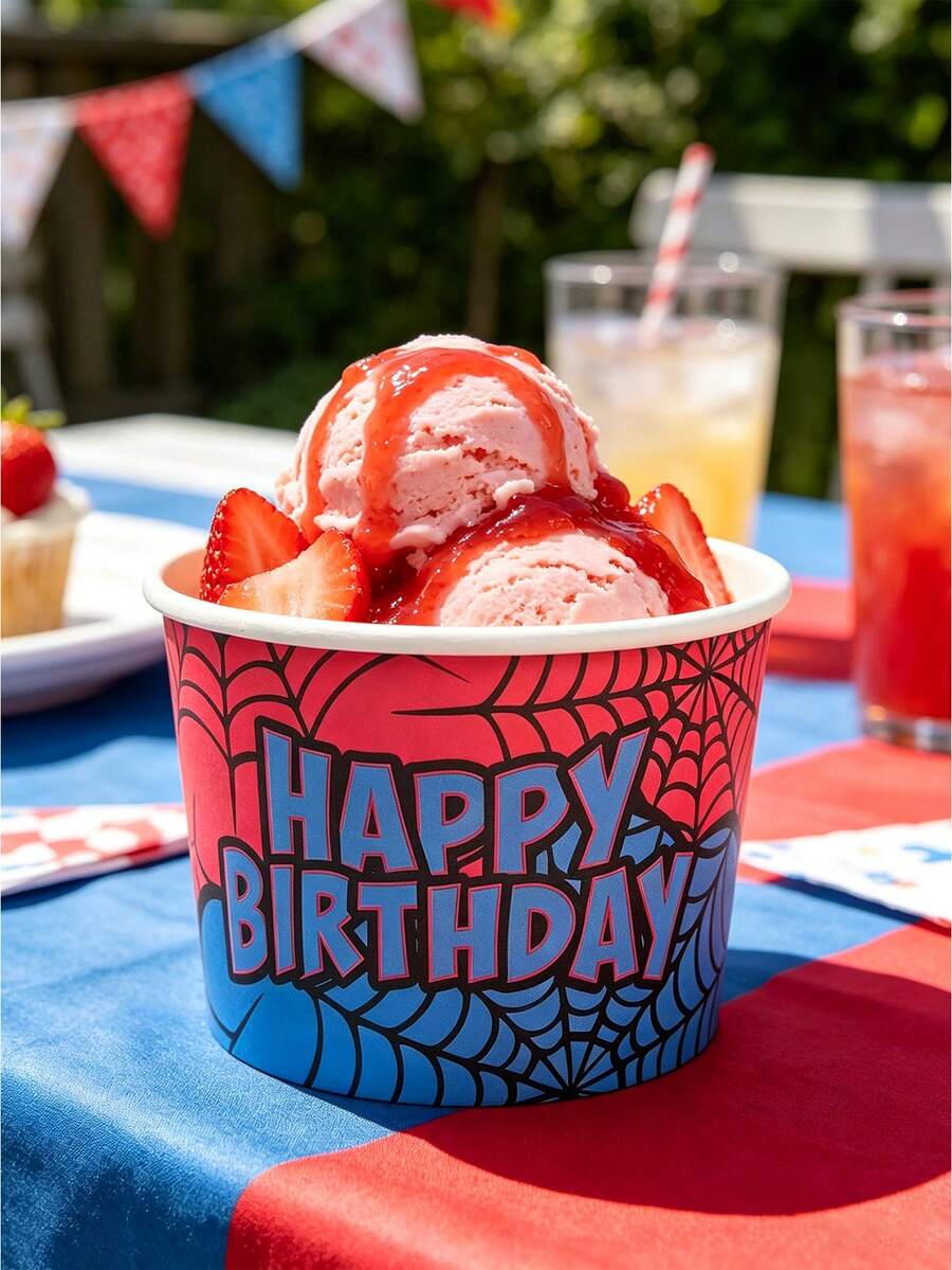 10/20pcs Ice Cream Cups,Dessert Cups ,Sundae Cups,Party Cups,Ice Cream ...