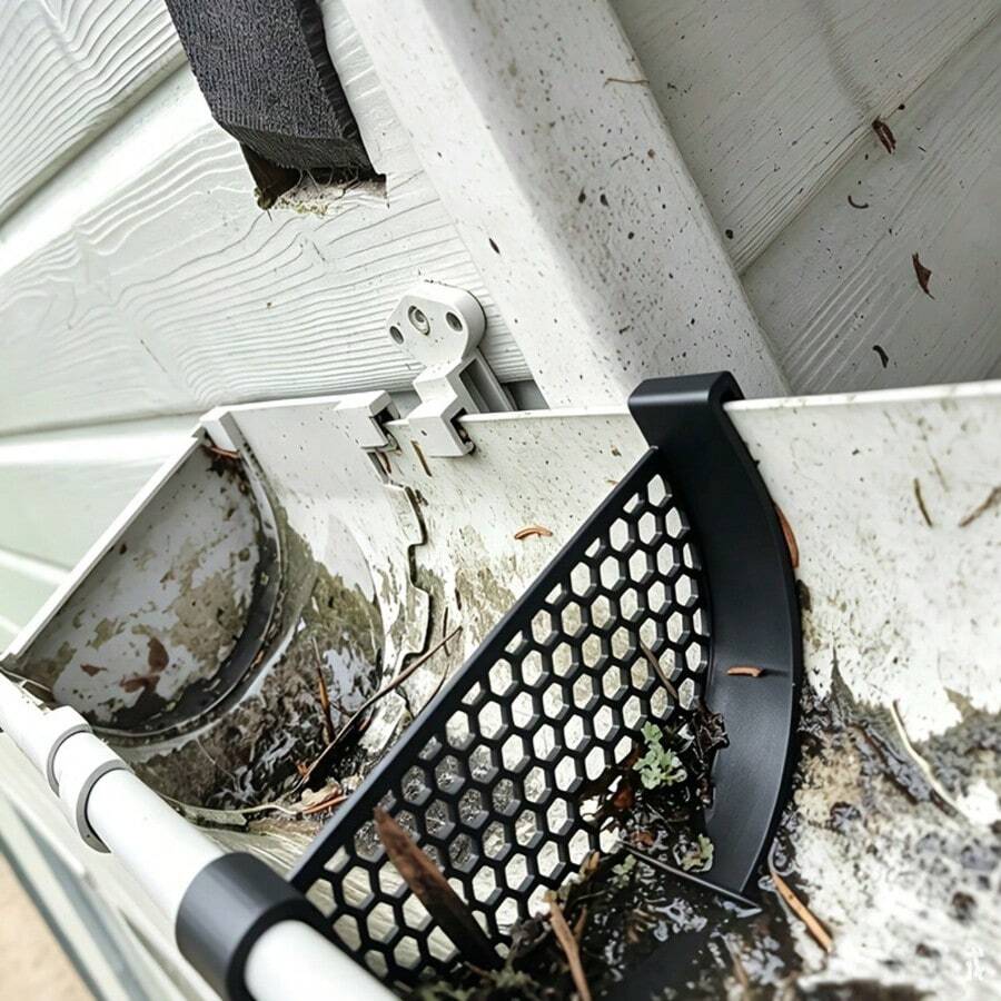 Roof Gutter Filter, Suitable For 120mm Pipe, Prevents Leaf Clogging, Gutter Filter, Leaf Interceptor, Roof Drainage Anti-Clogging, Leaf And Debris Interceptor, Drainage Outlet Protection Mesh - A - View 1