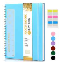 Spiral Notebook Diary A4 Large Size Notebook Suitable For Men And Women, College Lined Inner Page Diary, Hardcover Spiral Bound Diary, Suitable For Work And School Writing Notes - A4 - View 13