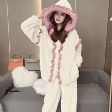 Women Lounge Sets - White Set - View 5
