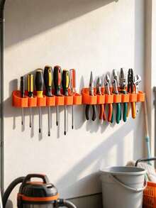 Wall-Mounted Tool Organizer Set - Garage Tool Rack For Screwdrivers And Pliers - Space-Saving Workshop Storage Storage And Organization - Multicolor - View 5