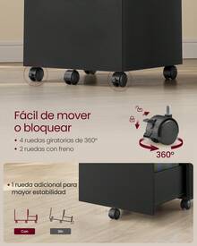 Filing Cabinets - Black - View 5