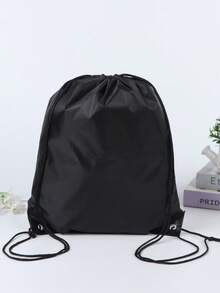 1-Pack Cosmetic Bag, Travel Portable Drawstring Storage Bag, Can Store Cosmetics, Travel Toiletries, Etc., It Is A Good Gift. This Storage Bag Comes And Can Be Used To Store Nail Art. - Black - View 7