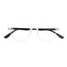 Ultralight Retro Small Oval Glasses Man And Women Rubber Titanium High Quality Protect Eyeglasses Frame Suitable For Daily Wear Transparent Glasses - A - View 7