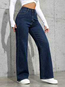 Women Jeans - Dark Wash - View 4
