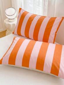 1pc/2pcs Beige Fresh Ditsy Floral Pillowcase (Pillow Insert Not Included), Comfortable Breathable Polyester Fiber, Suitable For All Seasons, Applicable To Bedroom Scenes, Home Decor, Minimalist Classic Style, Floral Bedding, Cozy Pillow, Home Decoration, Classic Aesthetics - Multicolor - View 7