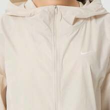 Nike Jaket kasual wanita yang tahan angin dan berpinggang pas - Coklat muda tanah - View 3