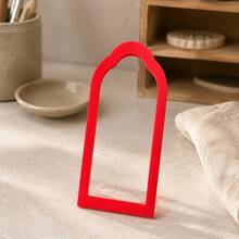 Arched Wall Hanging Clay Cutter - Ceramic Plaque Tool For Plant Impressions And Lavender Prints, Farmhouse Wall Decor, Suitable For Polymer Clay And Slab Construction - Perfect For Beginners And Experienced Potters - Red - View 8
