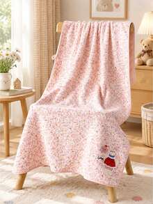 Set Handuk Bordir Alpaca Kartun Lucu 1/3 buah, Handuk Wajah Lembut dan Menyerap, Handuk Penyerap Tinggi Penting untuk Kamar Mandi dan Rumah - Berwarna merah muda - View 7