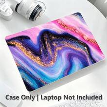 1pc Laptop Protective Case, Galaxy Fluid Marble Pattern UV Printed, Minimalist Lightweight Durable Protective Cover Compatible With 13-Inch Neo Laptop A3404 Model/ Air Pro 13.3 13.6 14.2 15.3 16.2 Inch/ Matebook D14/D16 - View 7
