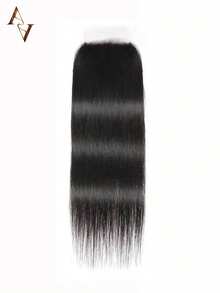 ARABELLA 6x5 Transparent Lace Frontal Hair Piece 8-20 Inch Straight Hair Free Parting 100% Human Hair Extensions Pre-Plucked Hairline Natural Hairline Natural Color Bleached Knots Soft And Smooth - SNatural - View 2