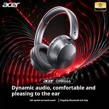 Headphone Bluetooth Over-Ear Acer OHR666: Kualitas Suara Tinggi, Desain Bergaya, Mode Gaming, Daya Tahan Baterai Lama, Latensi Nirkabel Rendah - View 1