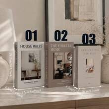 Paper Aesthetic Decorative Books, Coffee Table Books Decor - Faux Decorative Books For Decoration - Home Desktop Decor - Bedside Table Decor - Home Bookshelf Decor - one-size - View 9