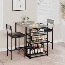 Dining Table & Chair Sets - Brown - View 4