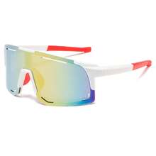 1 Pair All-In-One Sports Running Hiking Cycling Outdoor Windproof Large Frame Glasses - Multicolor - View 7