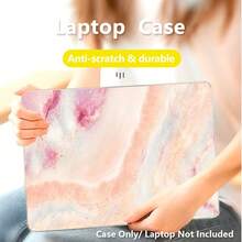 1pc Protective Case, Pink & Orange Abstract Marble Texture UV Printed Pattern, Laptop Protective Sleeve, Minimalist Lightweight Durable Protective Case Compatible With 13-Inch Neo Laptop Protective Case A3404 Model/ Air Pro 13.3 13.6 14.2 15.3 16.2 Inch/ Matebook D14/D16 - View 2