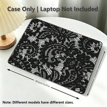 1pc Protective Case, Floral UV Printed Pattern, Laptop Protective Sleeve, Minimalist Lightweight Durable Protective Case Suitable For 13-Inch Neo Laptop Protective Case A3404 Model/ Air Pro 13.3 13.6 14.2 15.3 16.2 Inch/ Matebook D14/D16 - View 5