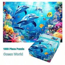 2026 New Hot-Selling 1000-Piece Paper Puzzle Oil Painting Stress Relief Gift For Adults And Teens, Suitable For Desktop Display - Birthday Gift - Back To School Gift - Perfect Gift - Gift - Multicolor - View 6