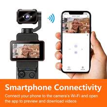 Cámara digital portátil de mano con pantalla giratoria abatible, rotación frontal/trasera de 180°, rotación derecha de 90°, compatible con flash, disparo nocturno, enfoque automático, modo paisaje/retrato, tarjeta SD integrada de 64GB y batería de 1000mAh - Ver 9