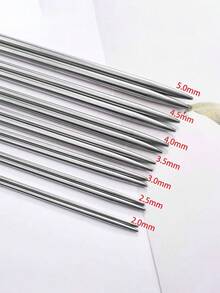 5pcs 20CM Stainless Steel Double-Ended Straight Knitting Needles 2-5MM Suitable For Sweater Knitting Projects - Multi-color - View 6