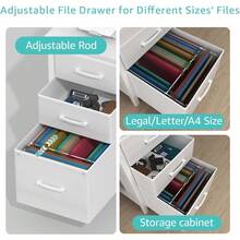 Desk And Drawer Storage - White - View 2