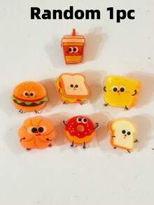 7/1pc Cute Cartoon Food Shaped Snack Sealing Clips, Acrylic Sealed Snack Bag Clips, Bread Coffee Donut Shaped Food Bag Clips, Suitable For Food Storage Kitchen Organization. Food Bag Clips, Snack Bag Sealing Clips, Sealed Bag Clips, Kitchen Bag Clips, Cute Food Clips, Snack Sealing Clips - Multicolor - View 11