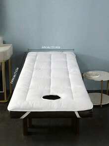 1pc Soft Thickened SPA Massage Bed Mat And Face Cradle Set, Comfortable Perforated Face Cover - Multicolor - View 2