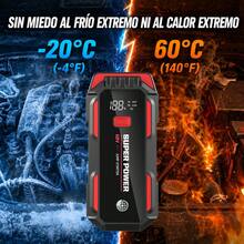 Cargador de batería de coche multifuncional, banco de energía, arrancador portátil, salvavidas de coche cuando el motor se apaga - Rojo - Ver 6