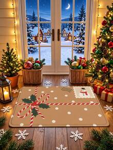 Santa Claus Welcome Doormat, Christmas Doormat, New Year Doormat, Housewarming Doormat - A - View 4