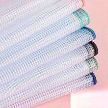 Morandi A4 Zipper File Bag, Thick Waterproof Transparent Document Storage Bag, Suitable For School And Office, Can Store Papers And Test Papers, In Stock. - Pink - View 5