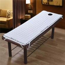 1pc Soft Thickened SPA Massage Bed Mat & Face Support Frame Set, Comfortable Face Beauty Bed Cover With Hole - Multicolor - View 12