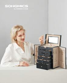Watch Boxes & Organizers - Black - View 3