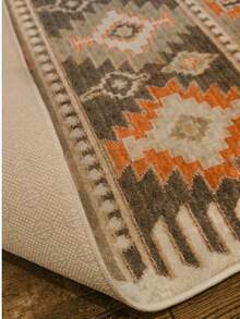 Non-Slip, Washable, Digitally Printed Rug, Runner, Kitchen Rug, Suitable For Living Room ,Bedroom , Outdoor - Orange - View 5