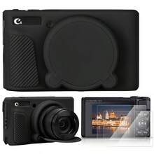 [2+1件] SX740/730HS 相機螢幕保護貼 + 矽膠全覆蓋保護殼，包含2片螢幕保護貼與1個保護殼，全覆蓋相機保護殼，高硬度鋼化玻璃螢幕保護貼，高級相機配件套裝 - 查看 4