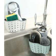 1/3PCS Adjustable Sink Tray, Cleaning Sponge - Multi-Functional Kitchen Storage Rack, Suitable For Sponges And Cleaning Supplies - Multicolor - View 4